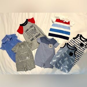 EUC - 8 Baby Gap Boys Outfits 0-3 Months